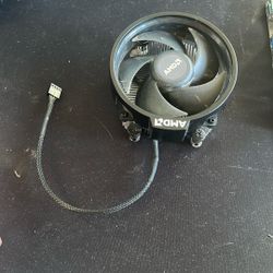 STOCK AMD AM4 CPU COOLER & BACKPLATE