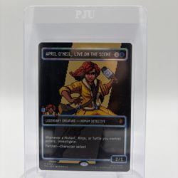 APRIL O'NEIL, LIVE ON THE SCENE SURGE FOIL - TEENAGE MUTANT NINJA TURTLES  MTG