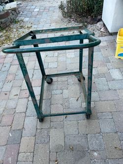 4 wheel steel cart