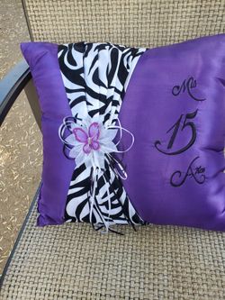 Mis Quinceanera 15 pillow/sign 