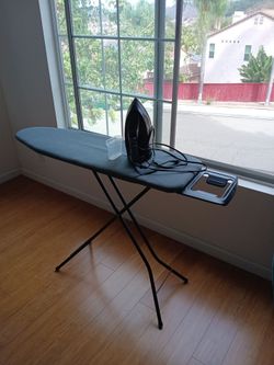 Ironing Board with Iron