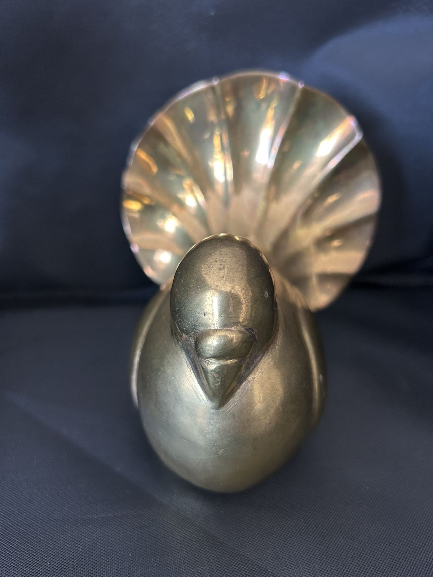 Brass Dove Paperweight