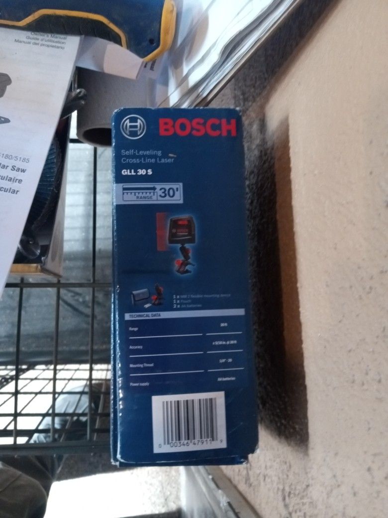 Bosch Self leveling Cross Line Laser GLL 30 S 