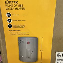 Rheem 20 Gallon Electric Water Heater 