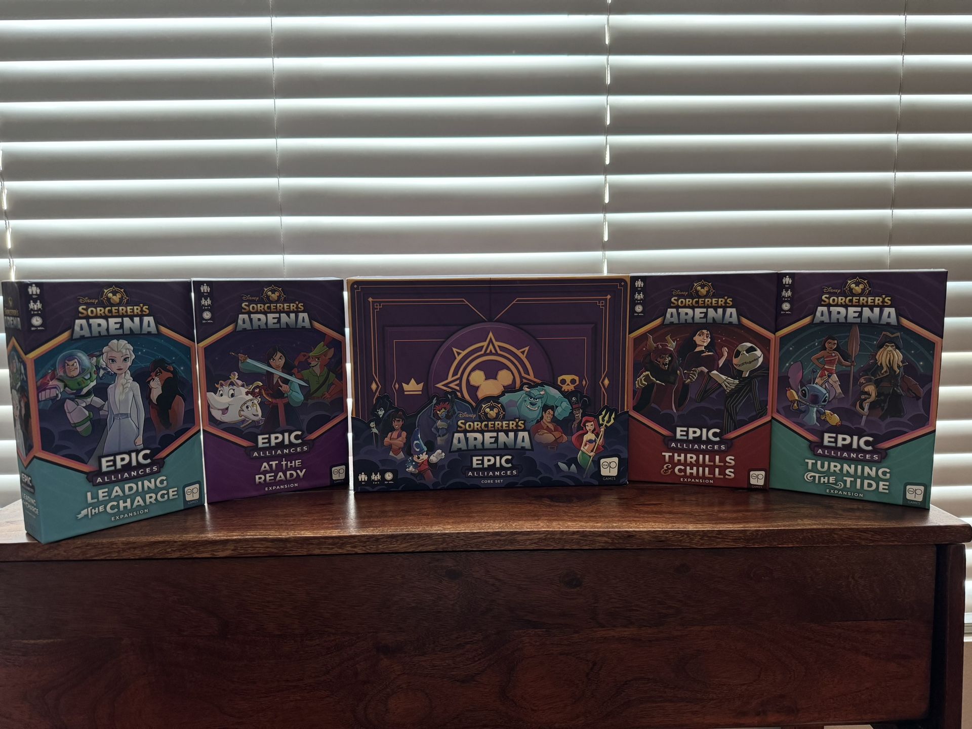 Disney sorcerer's arena shops board game