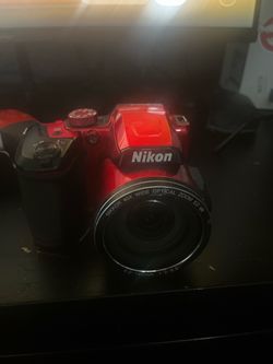 Nikon Coolpix Bridge Camera Red 40x Zoom