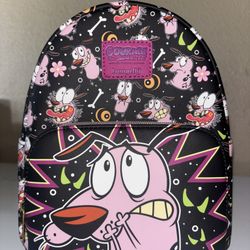 Loungefly Courage The Cowardly Dog Mini Backpack