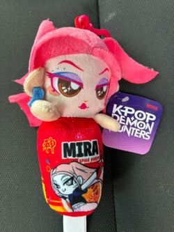 Netflix KPop Demon Hunters MIRA Spice Queen Ramen Cup Plush Dangler