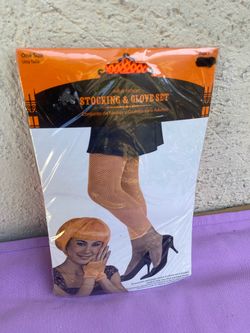 Halloween Stocking And Glove Set.