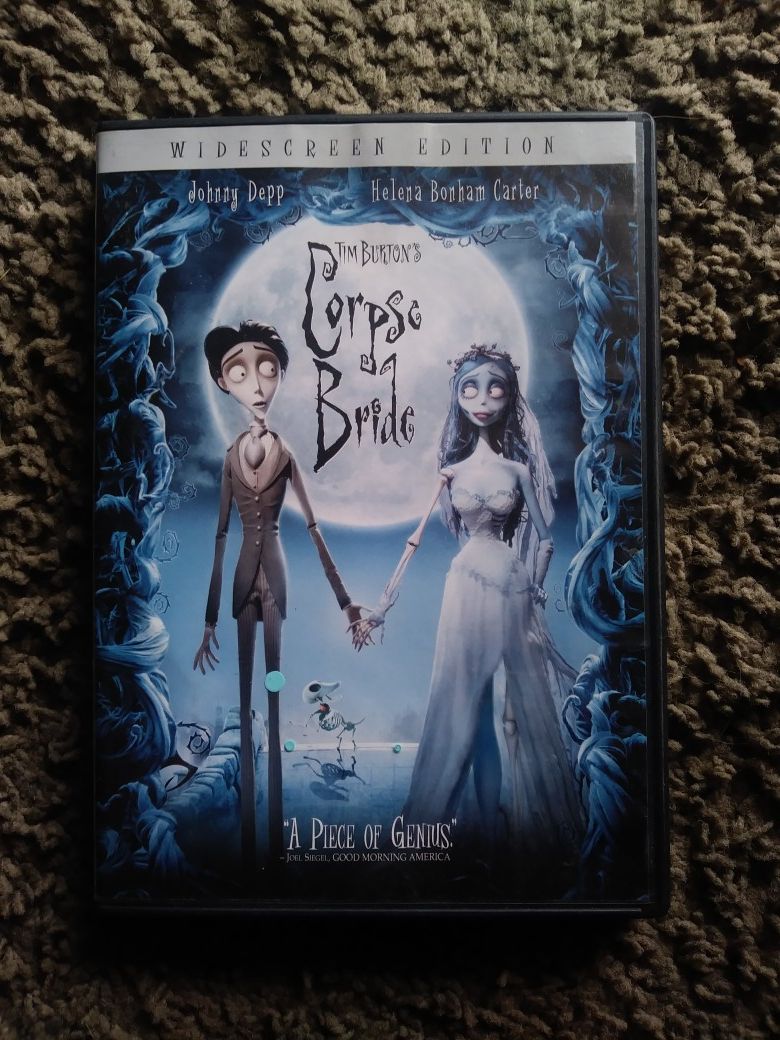 🎬 TIM BURTON'S- CORPSE BRIDE - (Widescreen Edition) DVD : Johnny Depp : Helena Bonham Carter (PG13)