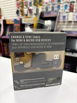 Micro USB and Mini USB 2 in 1 Cable