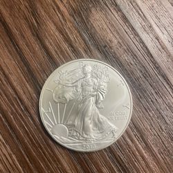 2013 Silver Eagle Dollar Coin 