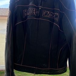Harley Davidson Woman’s Jacket Xl Mint Condition $200