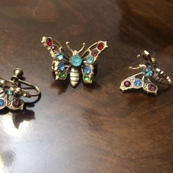 Earrings&pin Set