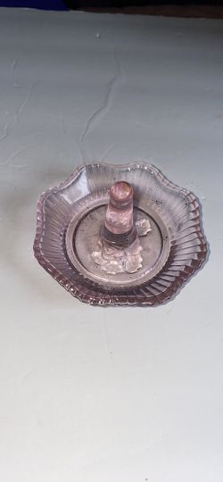 Pink vintage with roses 🌹 ring holder