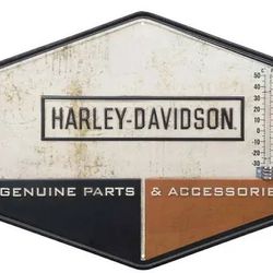 Harley Davidson Retro Garage Wall Thermometer
