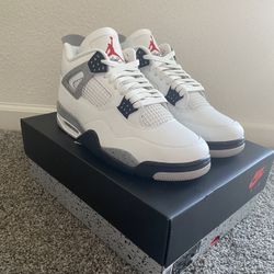Jordan 4 White Cement size 12 
