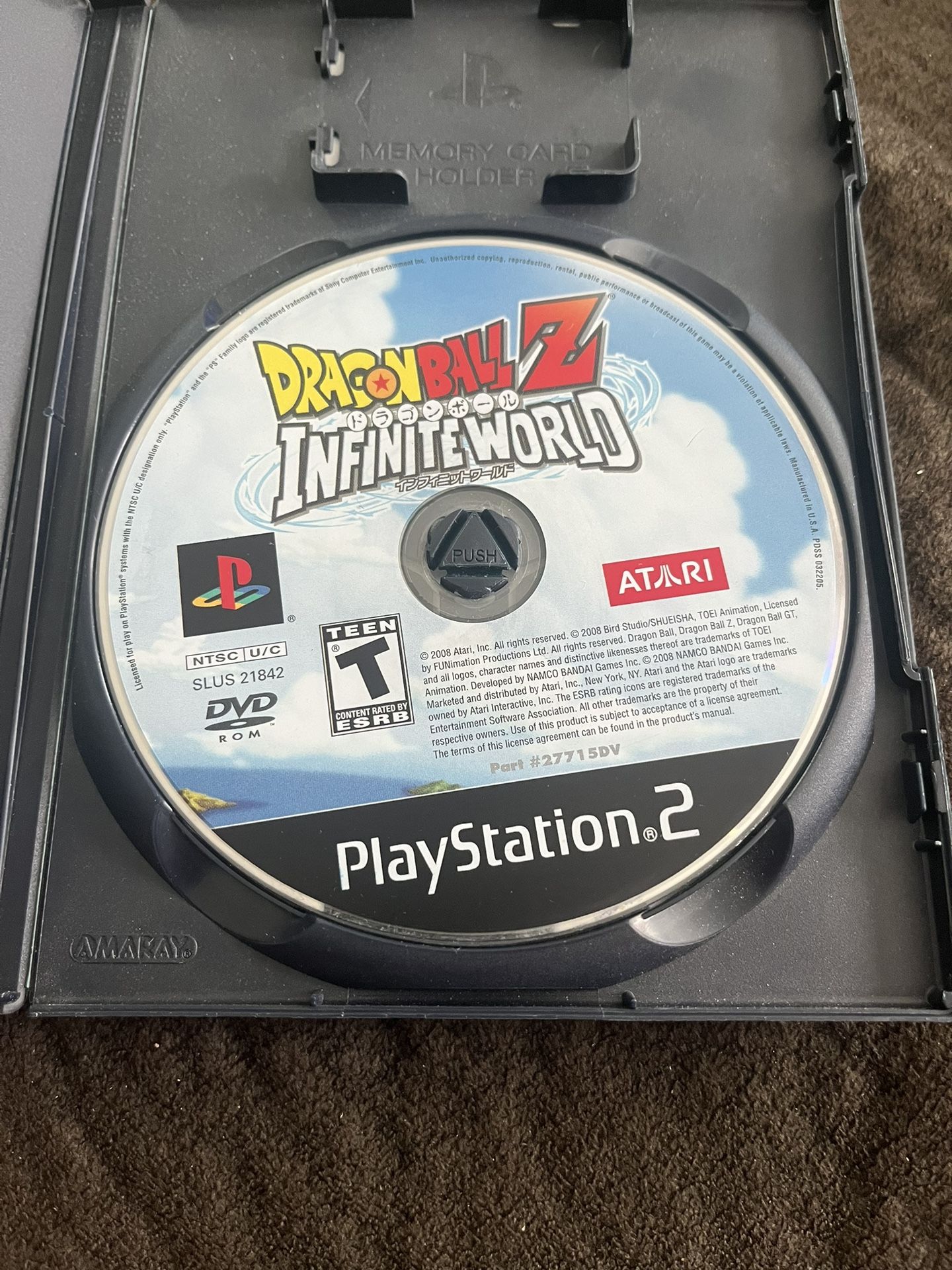 Dragon Ball Z Infinite World PS2