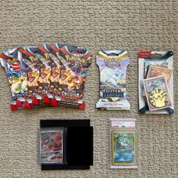Pokemon Card Lot with PSA Graded Card