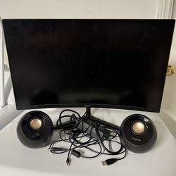 Acer Monitor And Speaker 