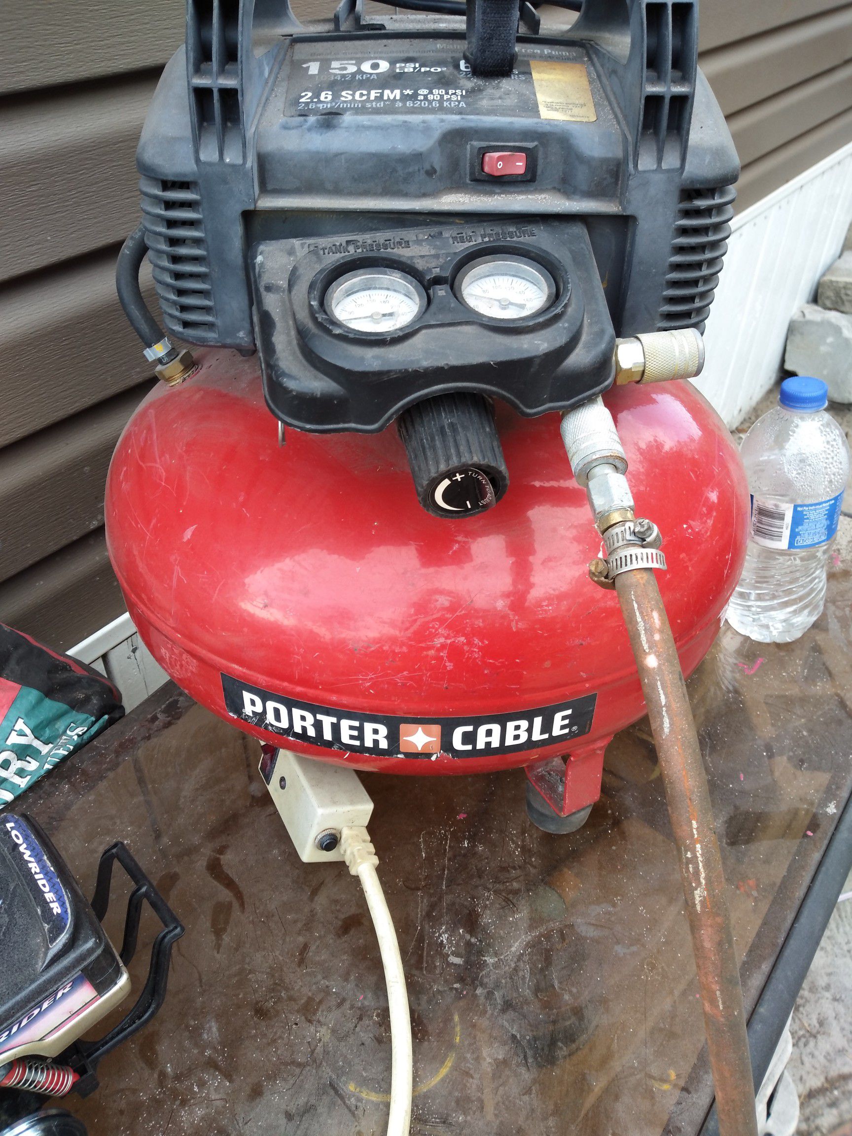 Porter-Cable pancake air compressor