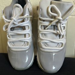 Jordan 11s , Gray White Blue, Size 7 Men’s 8.5 Women’s 