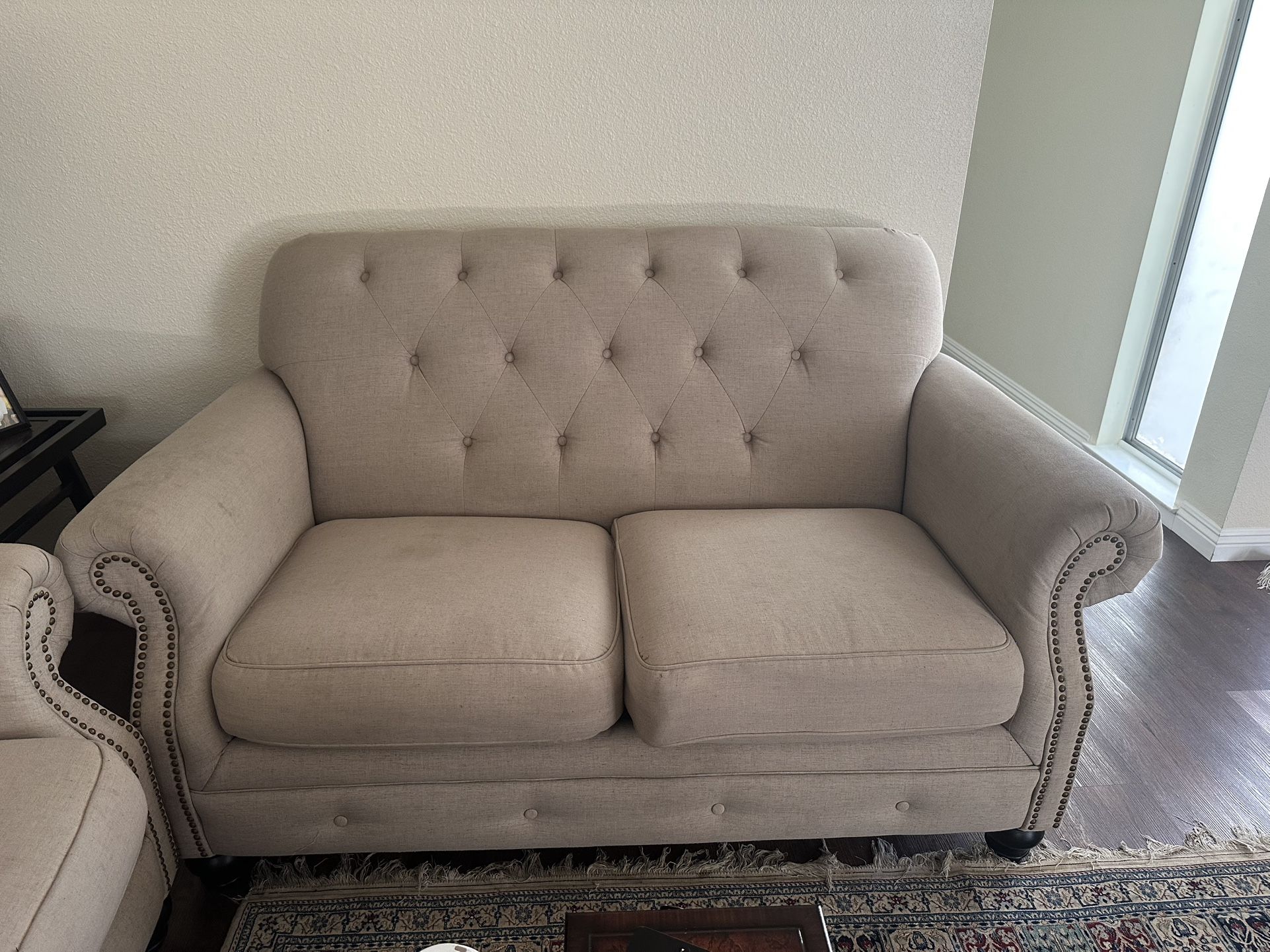 2 Piece Set~ Loveseat+3 Seater Sofa