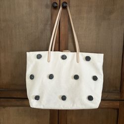 Banana Republic Pom Pom Tote