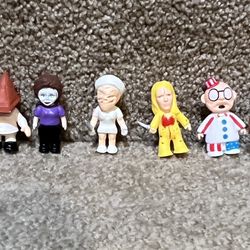 Funko Horror Mystery Minis Lot of 7 FIGURES Silent Hill Kill Bill Hellraiser Pin