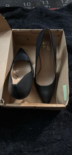 MixNo.6 Black pointed toe Pumps size 9