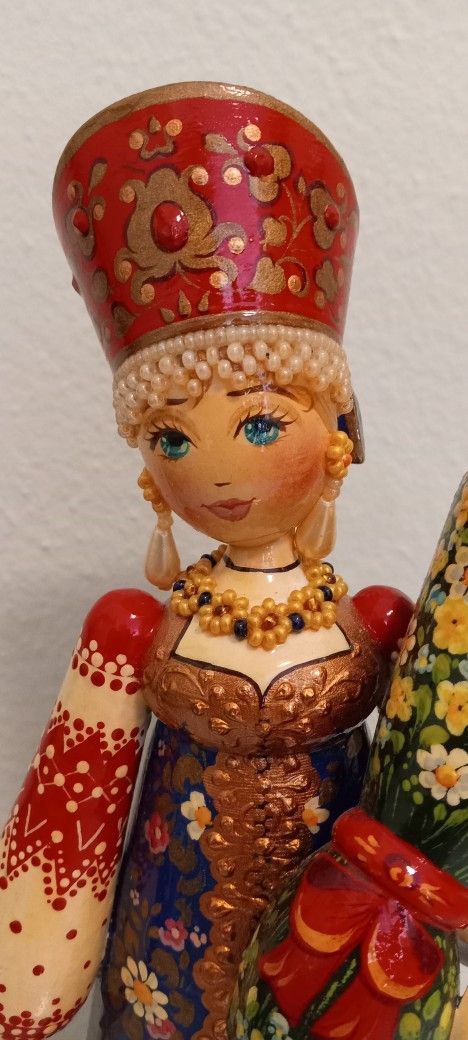 WOODEN RUSSIAN DOLL.