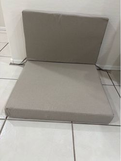 Outdoor chair cushion