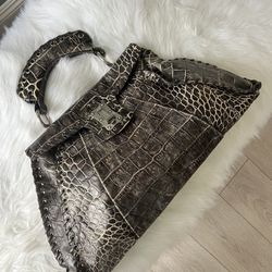 Versace Authentic Crocodile Handbag