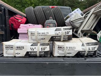 New Galvanized Anchor Bolts