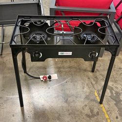 New 150,000-BTU Outdoor Double Gas Propane Burner  BBQ Grill. Great for Camping or Picnic