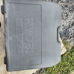 RYOBI 18 volt  set with case