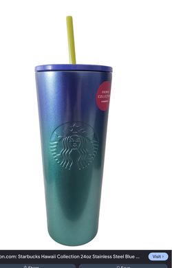 Brand new 24 ounce blue ombré tumbler