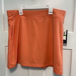 Callaway Orange Skort for Women large