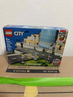 LEGO City Road Plates 60304 - Building Toy Set Featuring Traffic Lights Trees...