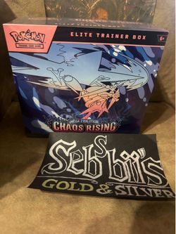 : Pokémon TCG: Mega Evolution Chaos Rising Elite Trainer Box ETB - Brand New Sealed
