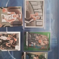5 card lot Victor Wemby, one rookie