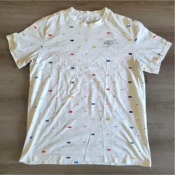 The Nike Tee White Shirt Multiple Color Logo Men's XL