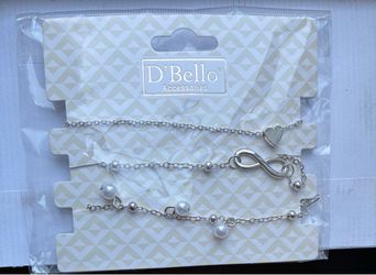 D'Bello Accessories Silver Bracelets Set of 3