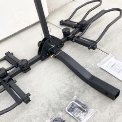 New in Box $115 Heavy-Duty (2 Bike Rack) Wobble Free Tilt Electric Bicycle Carrier 160 lbs Max, 2” Hitch