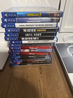PS4 Game Bundle – 14 Games – Final Fantasy, Yakuza, Last of Us & More