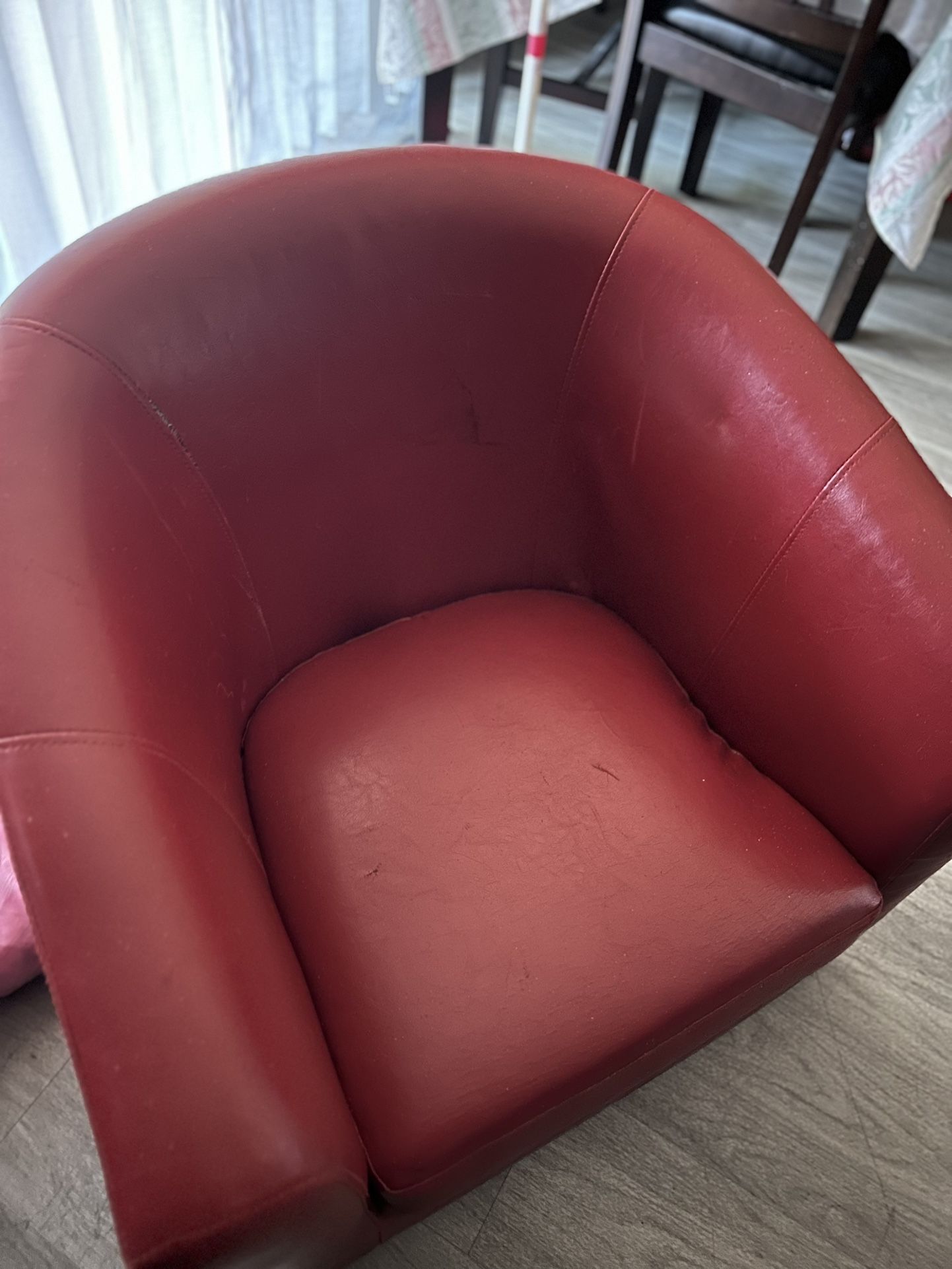 Red Club Chair