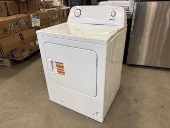 NEW! AMANA 6.5 Cu. Ft. Vented Electric Dryer in White Model # NED4655EW1