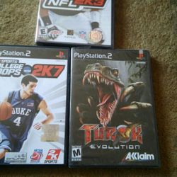 2  Sealed Ps2 Game - 1 Basketball Game Open. Set. 