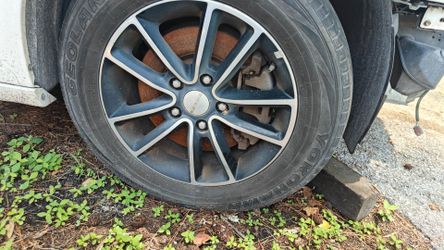 Tim and tire dodge caravan