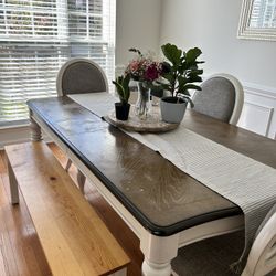 Table 3 Chairs One Bench 